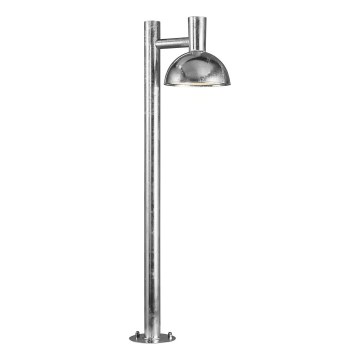 Nordlux - Λάμπα εξωτερικού χώρου ARKI 1xE27/20W/230V IP54 100 cm ασημί