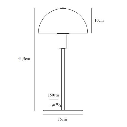 Nordlux - Eπιτραπέζια λάμπα ELLEN 1xE14/40W/230V
