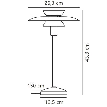 Nordlux - Eπιτραπέζια λάμπα CARMEN 1xE14/25W/230V μαύρο