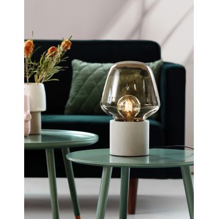 Nordlux - Eπιτραπέζια λάμπα CHRISTINA 1xE27/25W/230V τσιμέντο/μαύρο