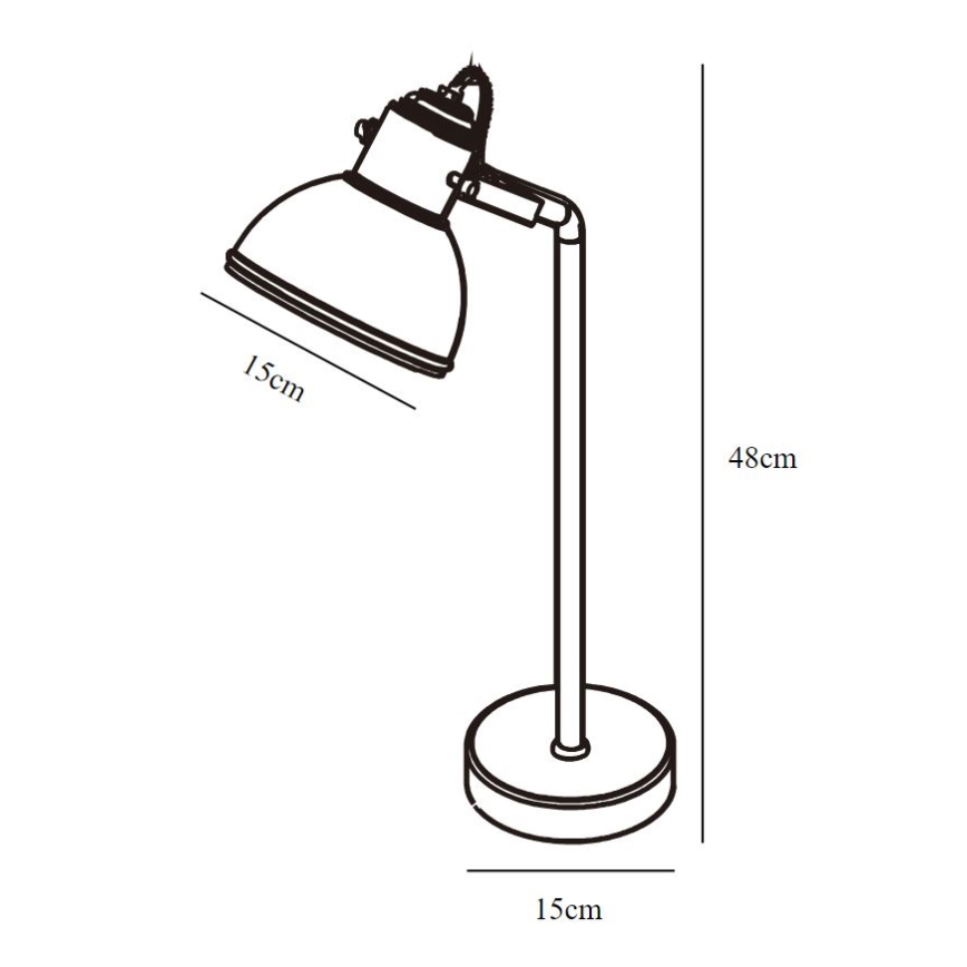 Nordlux - Eπιτραπέζιο φωτιστικό ASLAK 1xE27/15W/230V