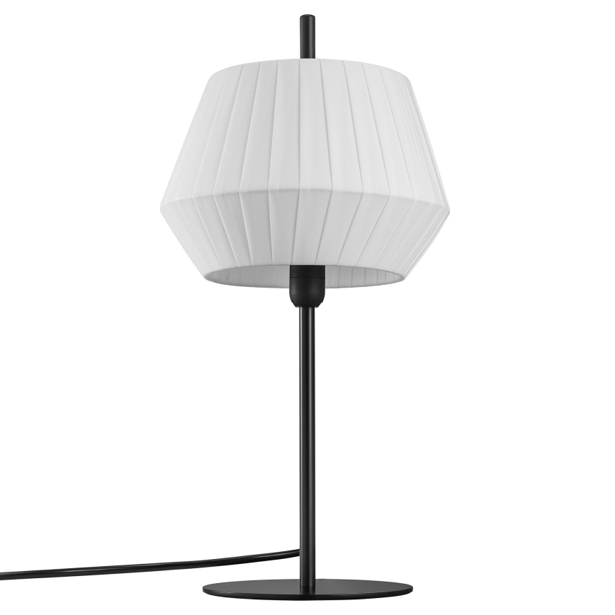 Nordlux - Eπιτραπέζιο φωτιστικό DICTE 1xE14/40W/230V λευκό/μαύρο