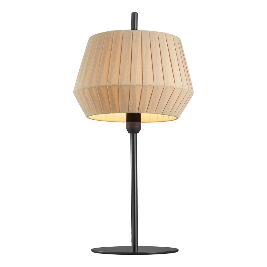 Nordlux - Eπιτραπέζιο φωτιστικό DICTE 1xE14/40W/230V μπεζ/μαύρο