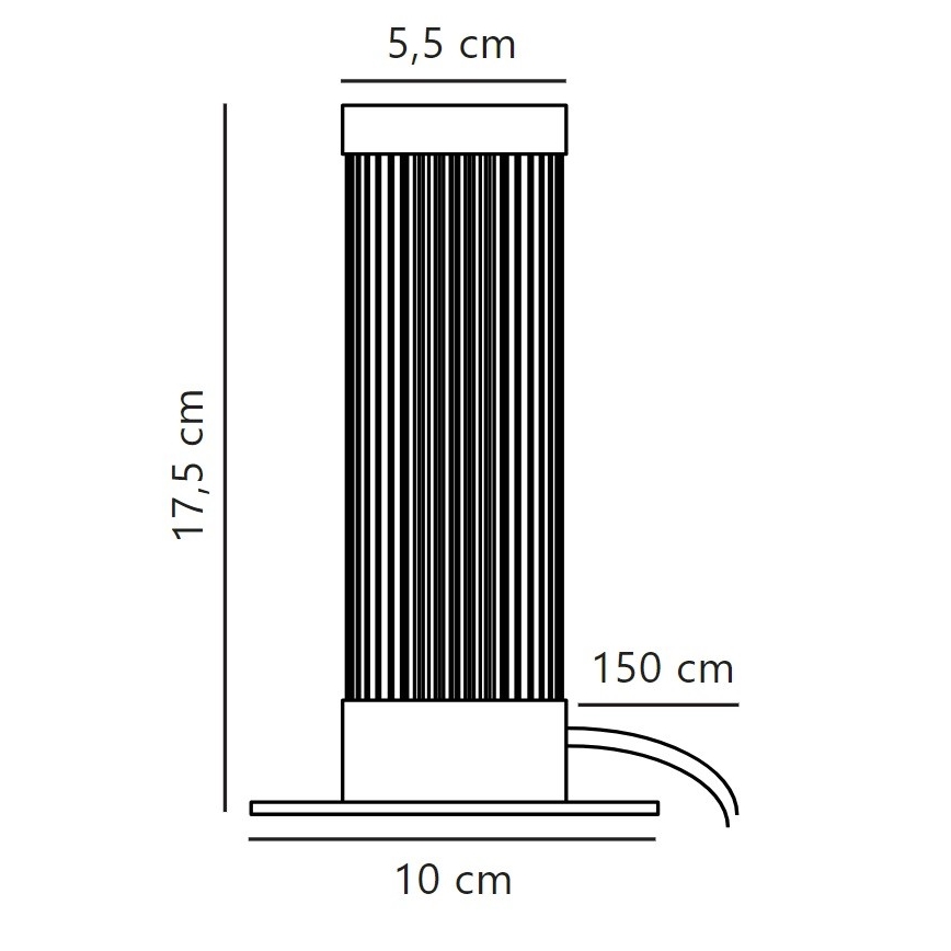 Nordlux - Eπιτραπέζιο φωτιστικό GALLOWAY 1xE27/40W/230V
