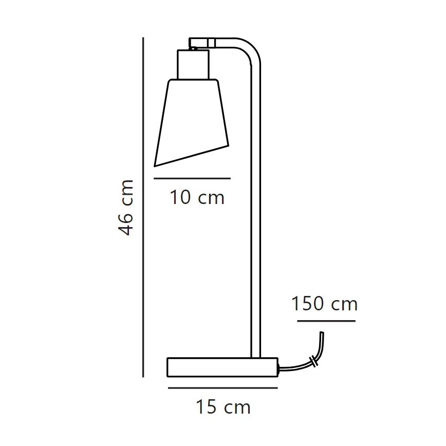 Nordlux - Eπιτραπέζιο φωτιστικό MOLLI 1xE14/25W/230V