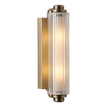 Nordlux - Φωτιστικό καθρέφτη μπάνιου NIMAL 2xE14/25W/230V IP44 ορείχαλκος