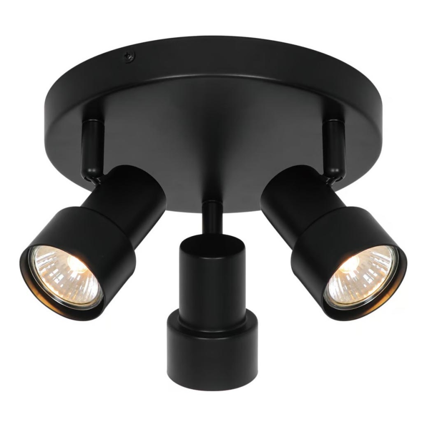 Nordlux - Φωτιστικό σποτ BOSTON 3xGU10/5W/230V μαύρο
