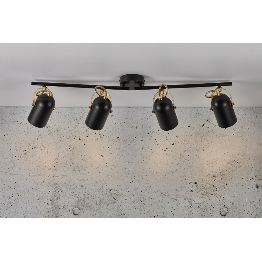 Nordlux - Φωτιστικό σποτ LOTUS 4xE14/40W/230V