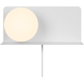 Nordlux - Φωτιστικό τοίχου με ράφι LILIBETH 1xE14/25W/230V λευκό