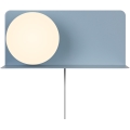 Nordlux - Φωτιστικό τοίχου με ράφι LILIBETH 1xE14/25W/230V μπλε