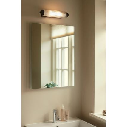 Nordlux - Φωτιστικό για καθρέφτη μπάνιου NIMAL 2xE14/25W/230V IP44 μαύρο
