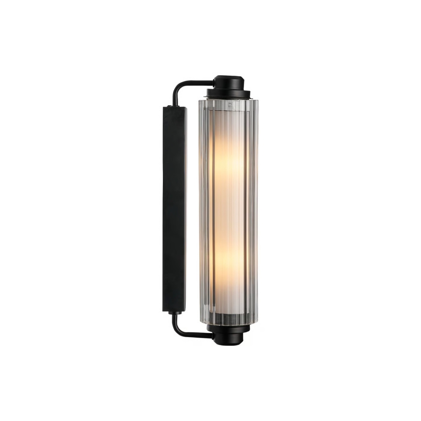Nordlux - Φωτιστικό για καθρέφτη μπάνιου NIMAL 2xE14/25W/230V IP44 μαύρο