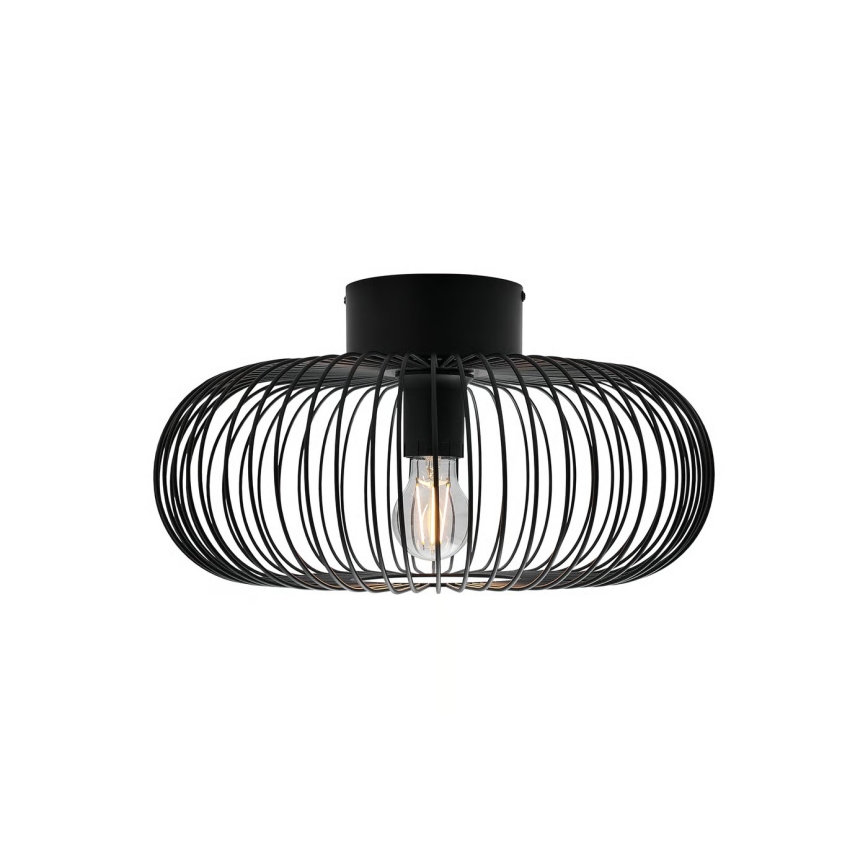 Nordlux - Φωτιστικό οροφής BERONI 1xE27/60W/230V Ø 40,3 cm μαύρο