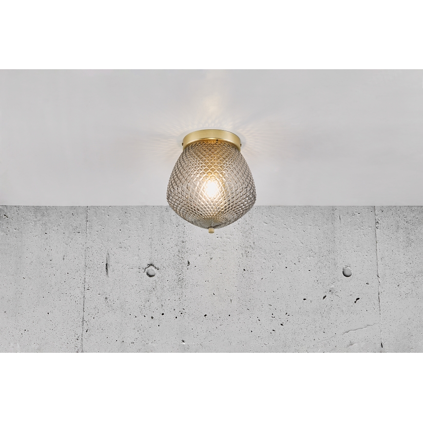 Nordlux - Φωτιστικό οροφής ORBIFORM 1xE27/40W/230V χρυσαφί