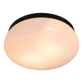 Nordlux - Φωτιστικό οροφής μπάνιου FOAM 2xE27/55W/230V IP44 διάμετρος 34 cm μαύρο