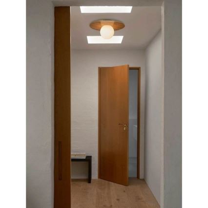 Nordlux - Φωτιστικό οροφής μπάνιου SIONA 1xE27/60W/230V IP44 διάμετρος 43 cm μπεζ