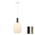 Nordlux - Φωτιστικό οροφής με καλώδιο ALTON 1xE27/60W/230V λευκό/μαύρο/ορείχαλκος