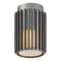 Nordlux - Φωτιστικό οροφής εξωτερικού χώρου ALUDRA 1xE27/15W/230V διάμετρος 12,4 cm ανθρακί