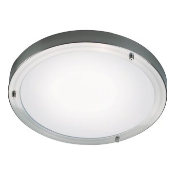 Nordlux - Φωτιστικό οροφής μπάνιου ANCONA 2xE27/40W/230V IP43 Ø 31,5 cm ματ χρώμιο