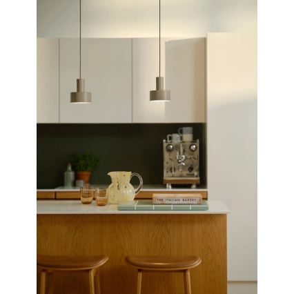 Nordlux - Κρεμαστό φωτιστικό MATIS 1xE27/40W/230V καφέ