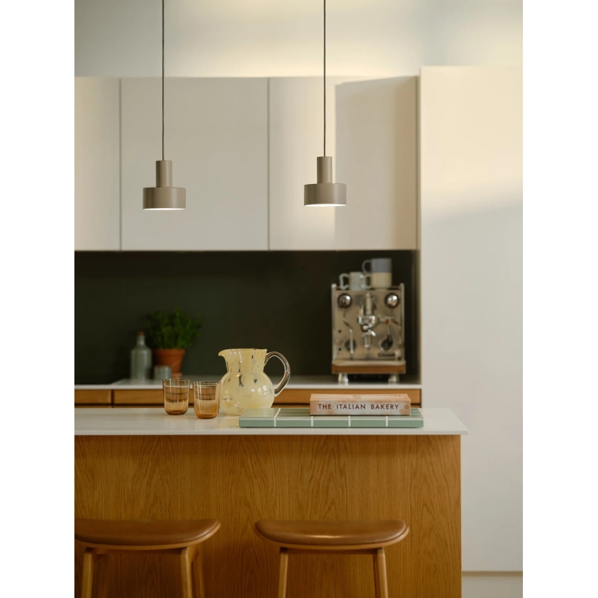 Nordlux - Κρεμαστό φωτιστικό MATIS 1xE27/40W/230V καφέ