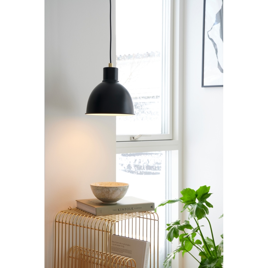 Nordlux - Κρεμαστό φωτιστικό POP με καλώδιο 1xE27/40W/230V μαύρο
