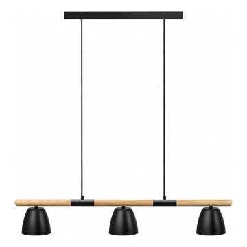 Nordlux - Κρεμαστό φωτιστικό THEO με καλώδιο, 3x GU10/35W/230V
