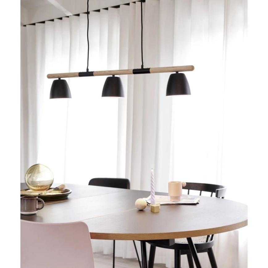 Nordlux - Κρεμαστό φωτιστικό THEO με καλώδιο, 3x GU10/35W/230V