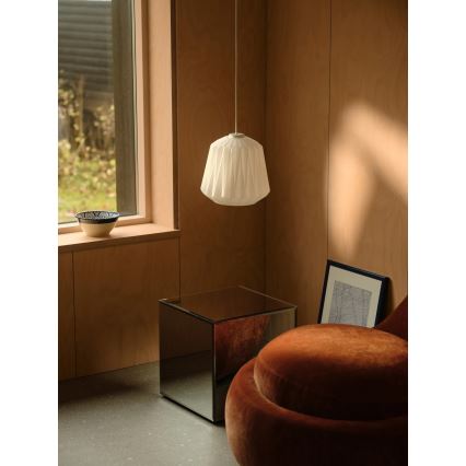 Nordlux - Κρεμαστό φωτιστικό με καλώδιο ELBIE 1xE27/15W/230V, διάμ. 24 εκ., λευκό