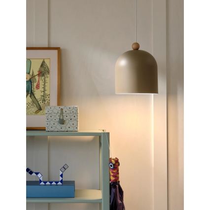 Nordlux - Κρεμαστό φωτιστικό με καλώδιο GASTON 1xE27/40W/230V μπεζ