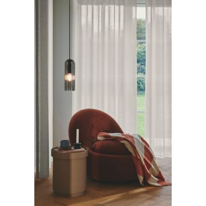 Nordlux - Κρεμαστό φωτιστικό με καλώδιο MIELLA 1xE27/25W/230V καπνιστό