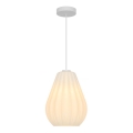 Nordlux - Κρεμαστό φωτιστικό με καλώδιο SALLINO 1xE27/15W/230V Ø 24 cm λευκό