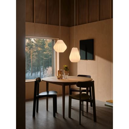 Nordlux - Κρεμαστό φωτιστικό με καλώδιο SALLINO 1xE27/15W/230V Ø 24 cm λευκό
