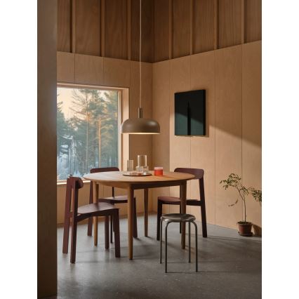 Nordlux - Κρεμαστό φωτιστικό με καλώδιο SANDRO 1xE27/15W/230V Ø 40 εκ. καφέ