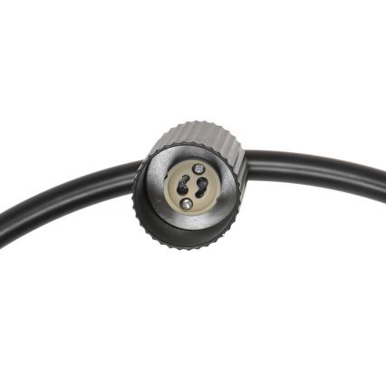 Nordlux - Κρεμαστό φωτιστικό με καλώδιο VICO 6xGU10/5W/230V μαύρο