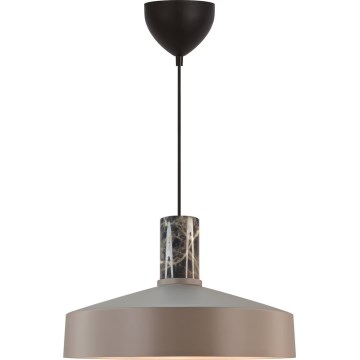 Nordlux - Κρεμαστό φωτιστικό οροφής ELVAS 1xE27/60W/230V διάμετρος 37,5 cm καφέ