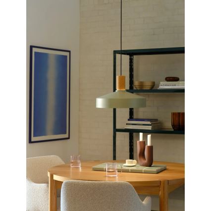 Nordlux - Κρεμαστό φωτιστικό οροφής ELVAS 1xE27/60W/230V διάμετρος 37,5 cm πράσινο