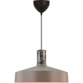 Nordlux - Κρεμαστό φωτιστικό οροφής ELVAS 1xE27/60W/230V διάμετρος 37,5 cm καφέ
