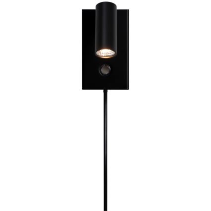 Nordlux - Ρυθμιζόμενο LED επιτοίχιο φωτιστικό σημείου OMARI LED/3,2W/230V μαύρο