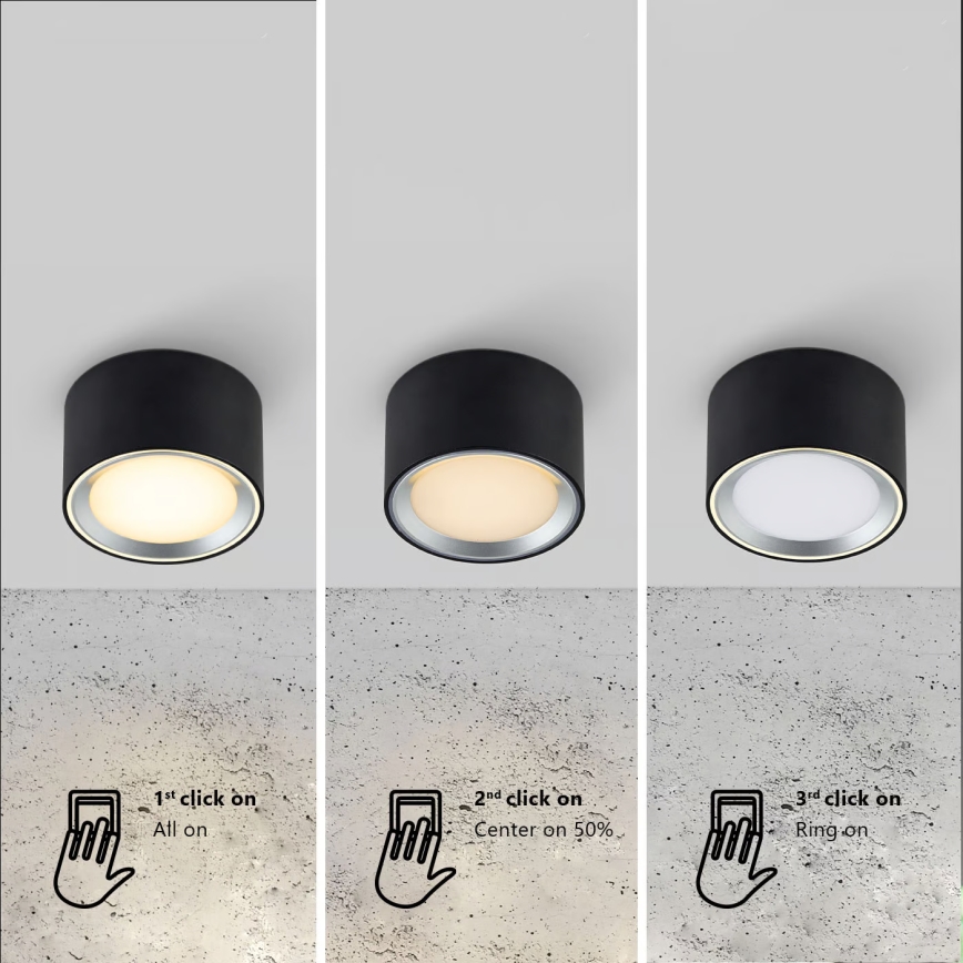 Nordlux - LED Dimmable φωτιστικό οροφής FALLON LED/5,5W/230V 2700K λευκό