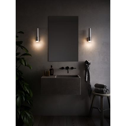 Nordlux - LED Dimming επιτοίχιο φωτιστικό μπάνιου HELVA LED/6,8W/230V IP44 CRI 90 γυαλιστερό χρώμιο
