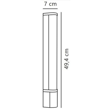 Nordlux - LED φωτιστικό κάτω ντουλαπιού με πρίζα MALAIKA LED/6W/230V 3000K IP44 λευκό