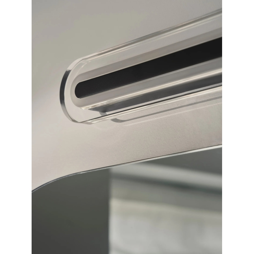 Nordlux - LED επιτοίχιο φωτιστικό μπάνιου CAVARA LED/11W/230V 3000/4000K IP44 μαύρο