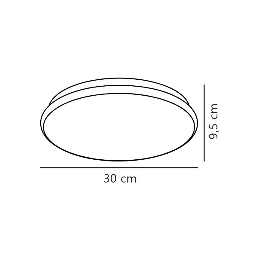 Nordlux - LED φωτιστικό οροφής για μπάνιο MONTONE LED/10W/230V IP44 διάμετρος 30 cm