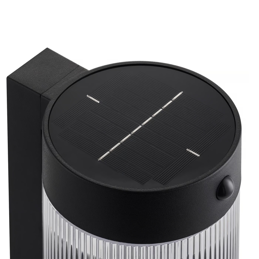Nordlux - LED Ηλιακό Επιτοίχιο Φωτιστικό με Αισθητήρα COUPAR LED/3,2W/5V 3000K IP44 1800 mAh μαύρο