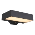 Nordlux - LED Ηλιακό Επιτοίχιο Φωτιστικό με Αισθητήρα MONAY LED/5W/5V 3000K IP44 2000 mAh μαύρο