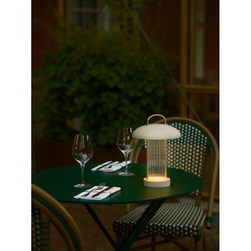 Nordlux - LED ρυθμιζόμενη, επαναφορτιζόμενη επιτραπέζια λάμπα αφής MIRANO LED/3W/3,7V μπεζ