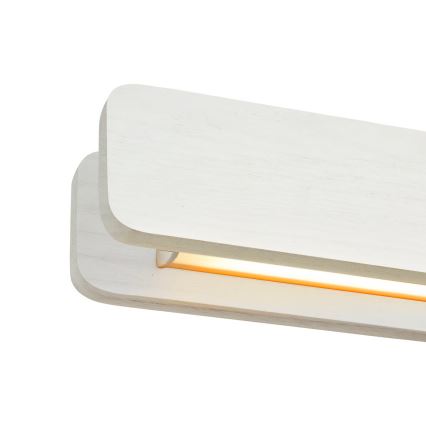 Nordlux - Ρυθμιζόμενο LED κρεμαστό φωτιστικό με καλώδιο ILGAS LED/47W/230V 3000K λευκό/χρώμα φραξίνου 115 cm