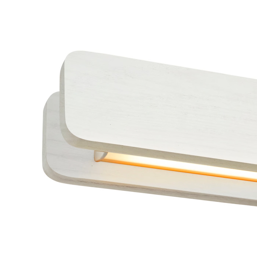 Nordlux - Ρυθμιζόμενο LED κρεμαστό φωτιστικό με καλώδιο ILGAS LED/47W/230V 3000K λευκό/χρώμα φραξίνου 115 cm