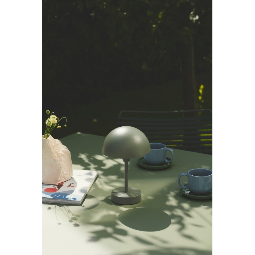 Nordlux - Επαναφορτιζόμενο LED επιτραπέζιο φωτιστικό εξωτερικού χώρου ρυθμιζόμενης φωτεινότητας ELLEN LED/2,8W/3,7V 2200 mAh IP44 πράσινο